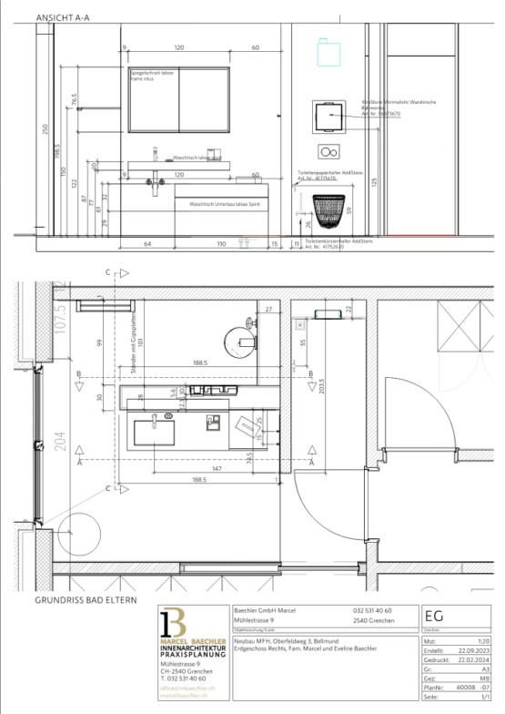 Badezimmer Planung